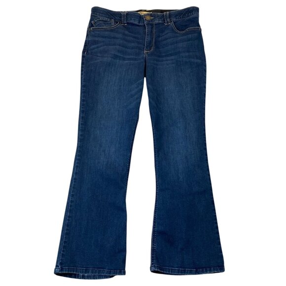 Democracy Womens Jeans Size 16 Ab Technology Stretch Bootcut Blue Denim Casual - Picture 1 of 13